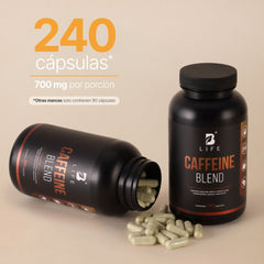 Caffeine Blend | Mezcla a base de Cafeína, Matcha, Hongo Melena de León, Taurina y Vitamina B1.