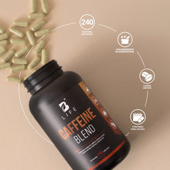 Caffeine Blend | Mezcla a base de Cafeína, Matcha, Hongo Melena de León, Taurina y Vitamina B1.