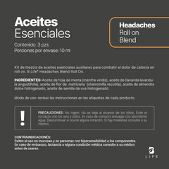Aceite Roll On | Headaches