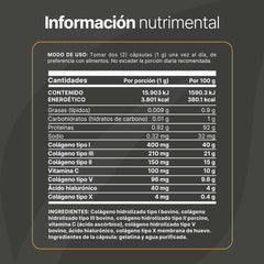 Collagen Blend I II III V X | Colágeno Hidrolizado Tipo I, II, III, V y X