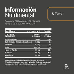 U Tonic | Fórmula a base de Hojas de Abedul y Arándano