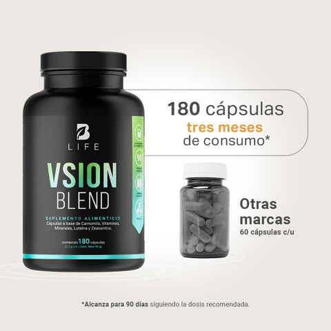 Mezcla Óptica B Life® 90 Y 180 Cápsulas 500 Mg | Vsion Blend – B Life