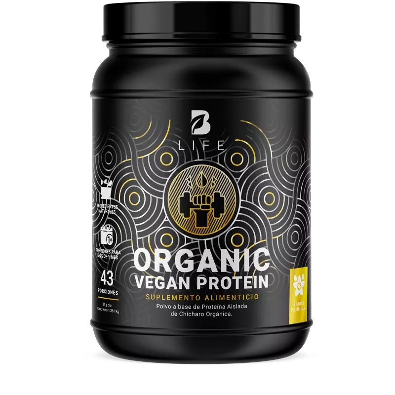 Organic Vegan Protein Vainilla | Proteína Orgánica Vegana Sabor Vainilla